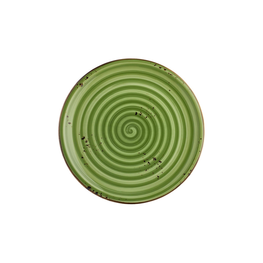 Breeze dia.11.75" Round Green Vitrified Plate