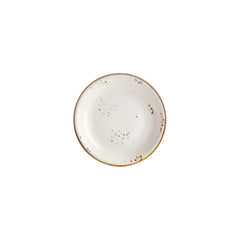 Harmony Elegance dia.8.25" h:1.25" 27 oz. Round Brown Vitrified Deep Plate