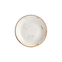 Harmony Elegance dia.11" h:0" 57 oz. Round Brown Vitrified Deep Plate