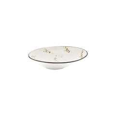 Harmony Elegance 10.75" x 10.75" x h:0" 17 oz. Organic Brown Vitrified Deep Plate