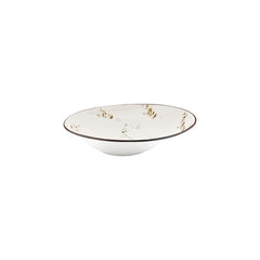 Harmony Elegance 10.75" x 10.75" x h:0" 17 oz. Organic Brown Vitrified Deep Plate