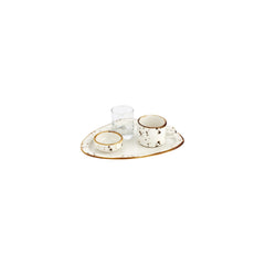 Harmony Elegance  Organic Brown Vitrified Espresso Set