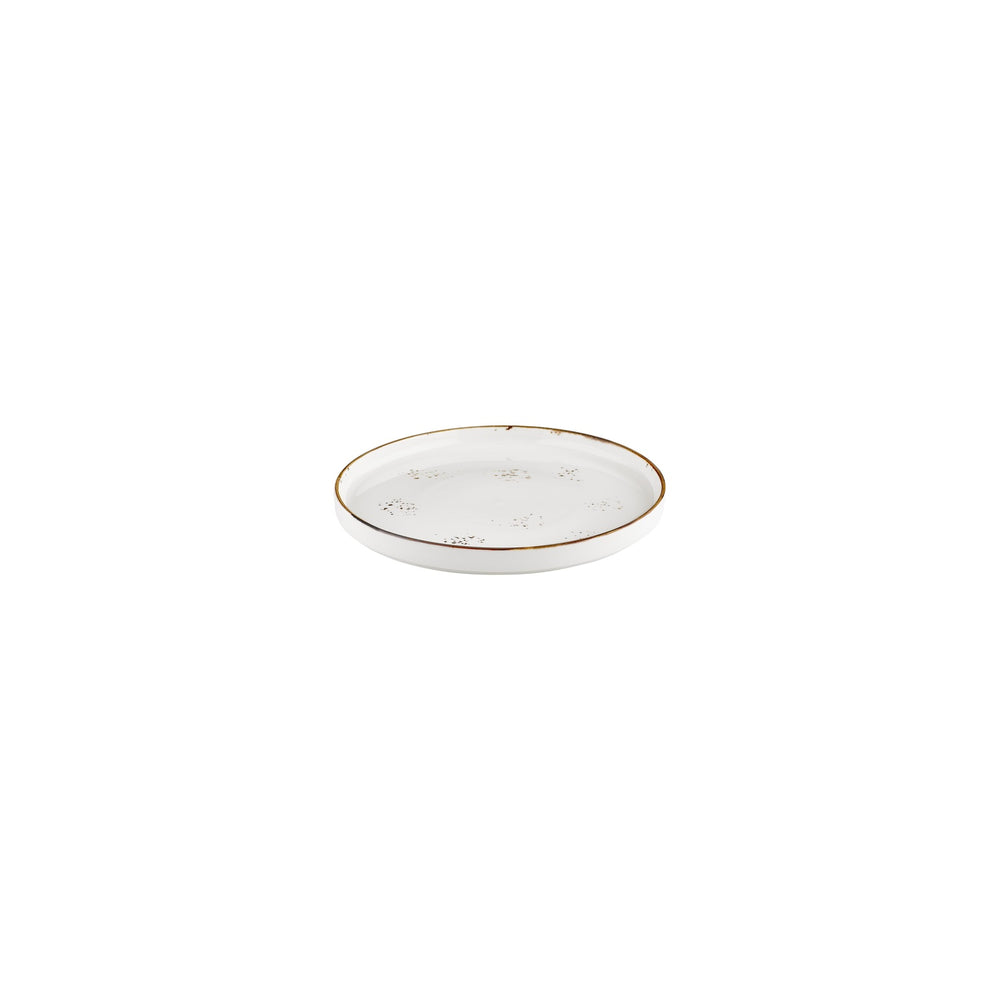 Harmony Elegance dia.6.25" Round Brown Vitrified Plate