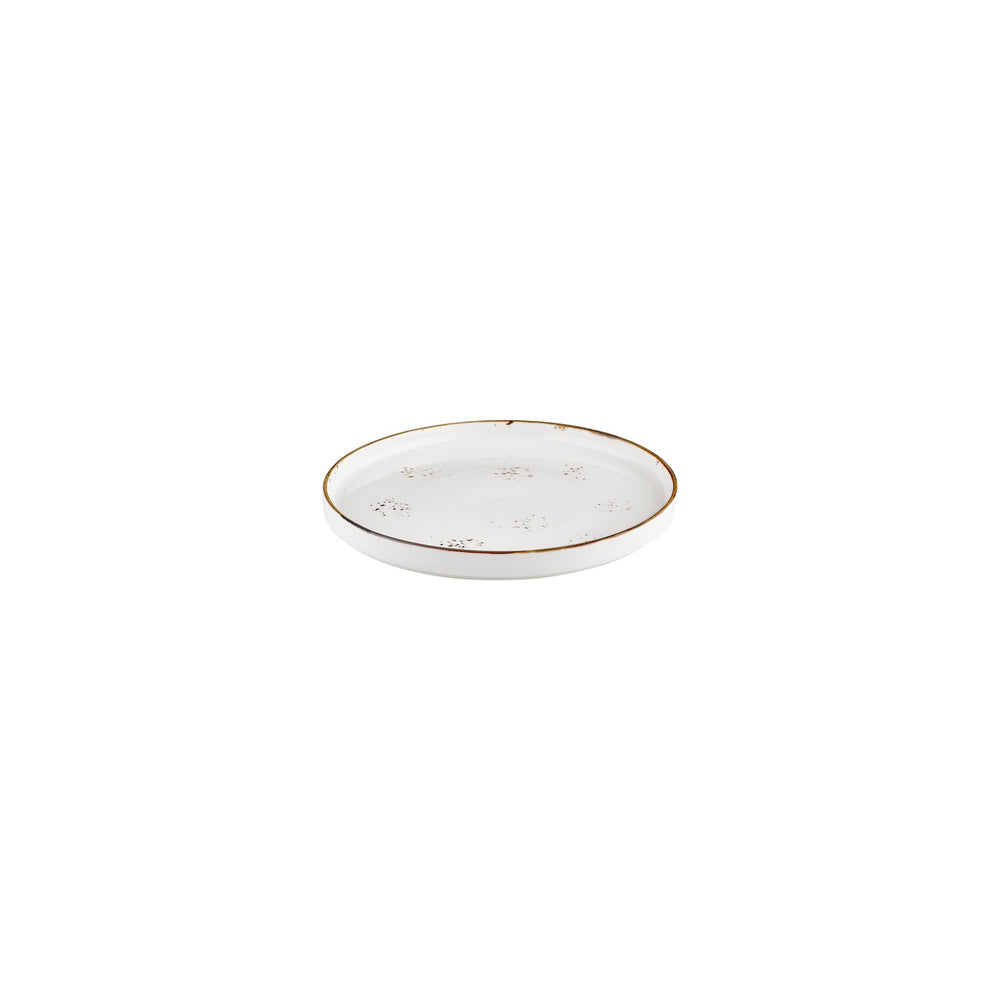 Harmony Elegance dia.7.5" Round Brown Vitrified Plate