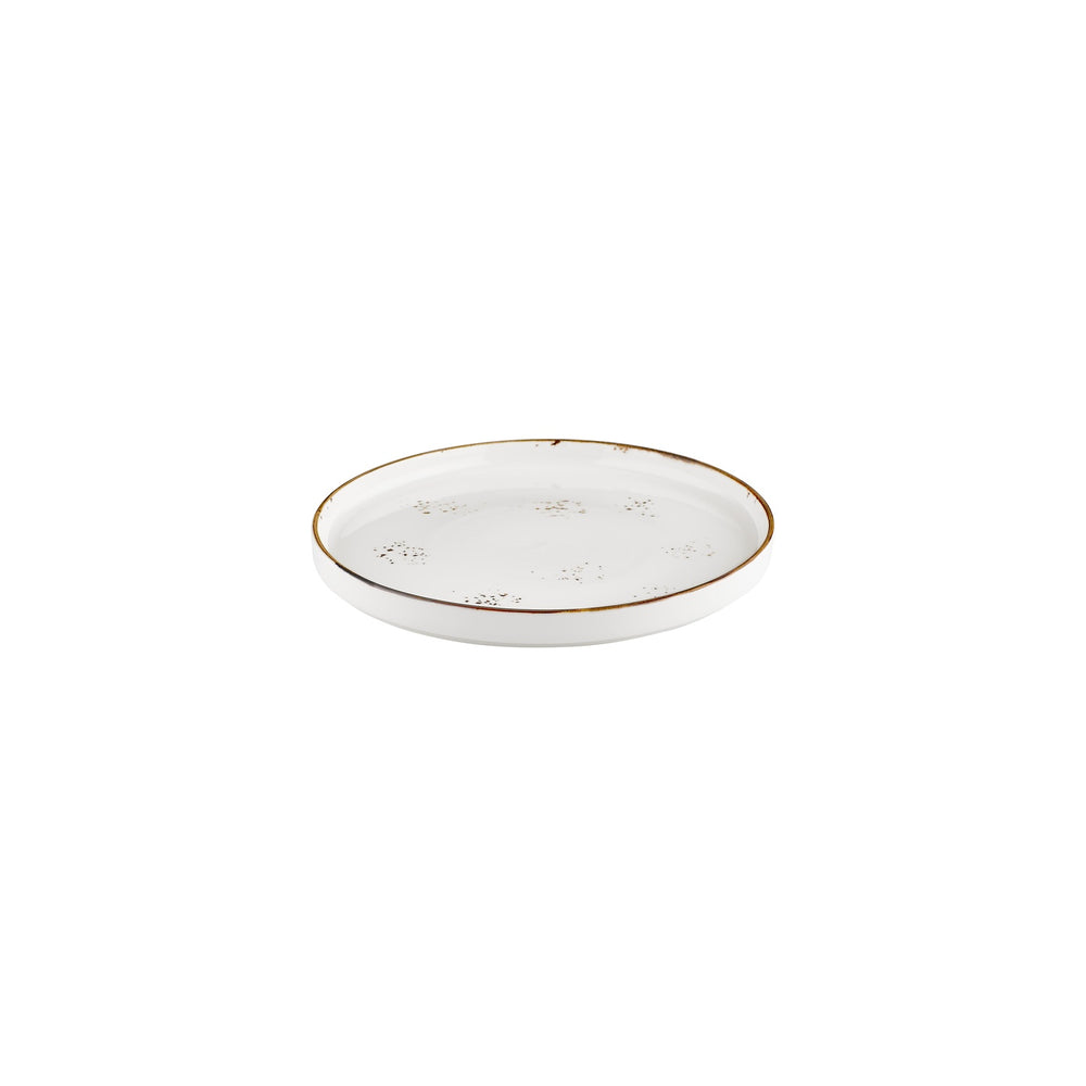 Harmony Elegance dia.9" Round Brown Vitrified Plate