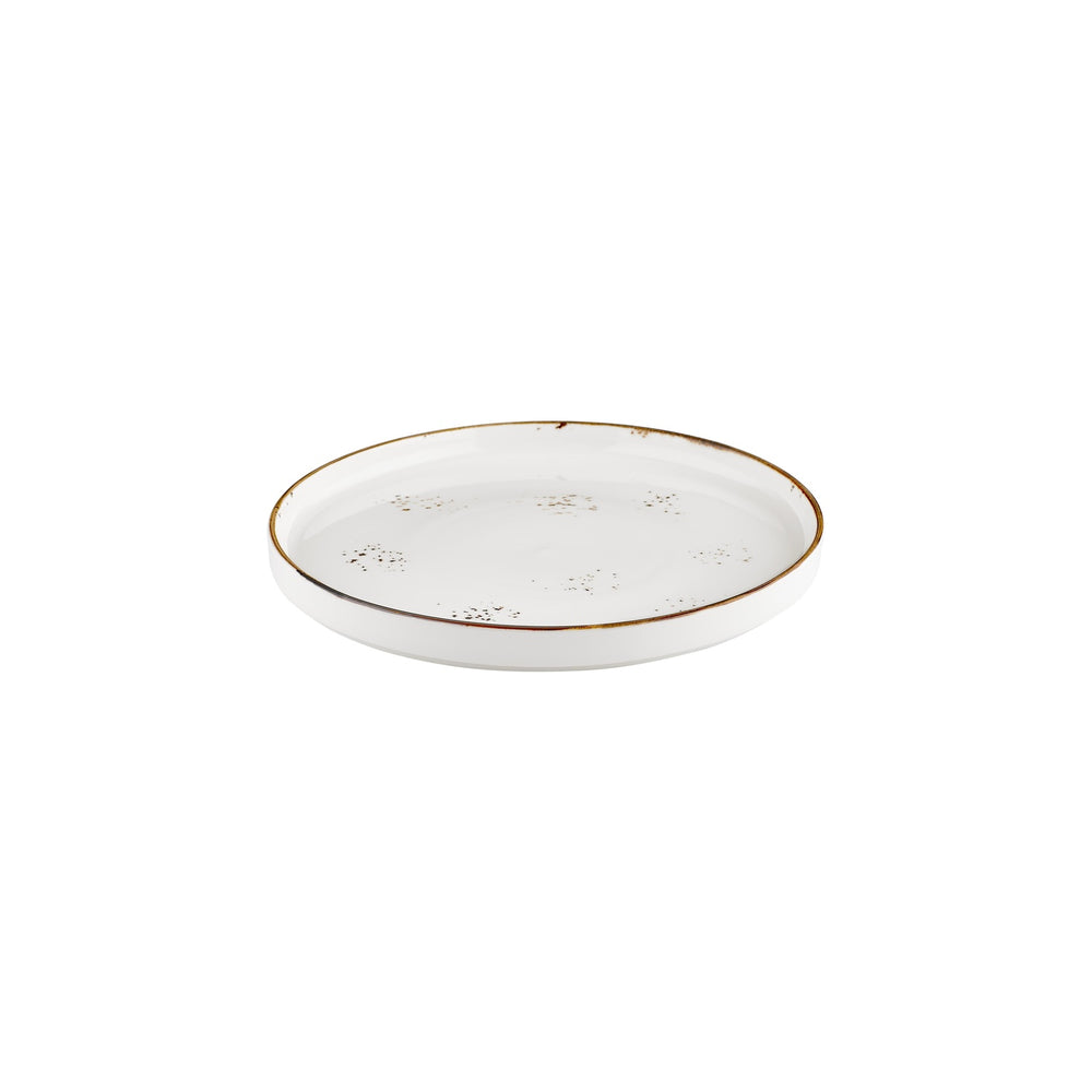 Harmony Elegance dia.10.75" Round Brown Vitrified Plate