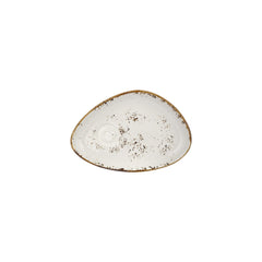 Harmony Elegance 9.75" x 6.75" x h:0" Organic Brown Vitrified Saucer