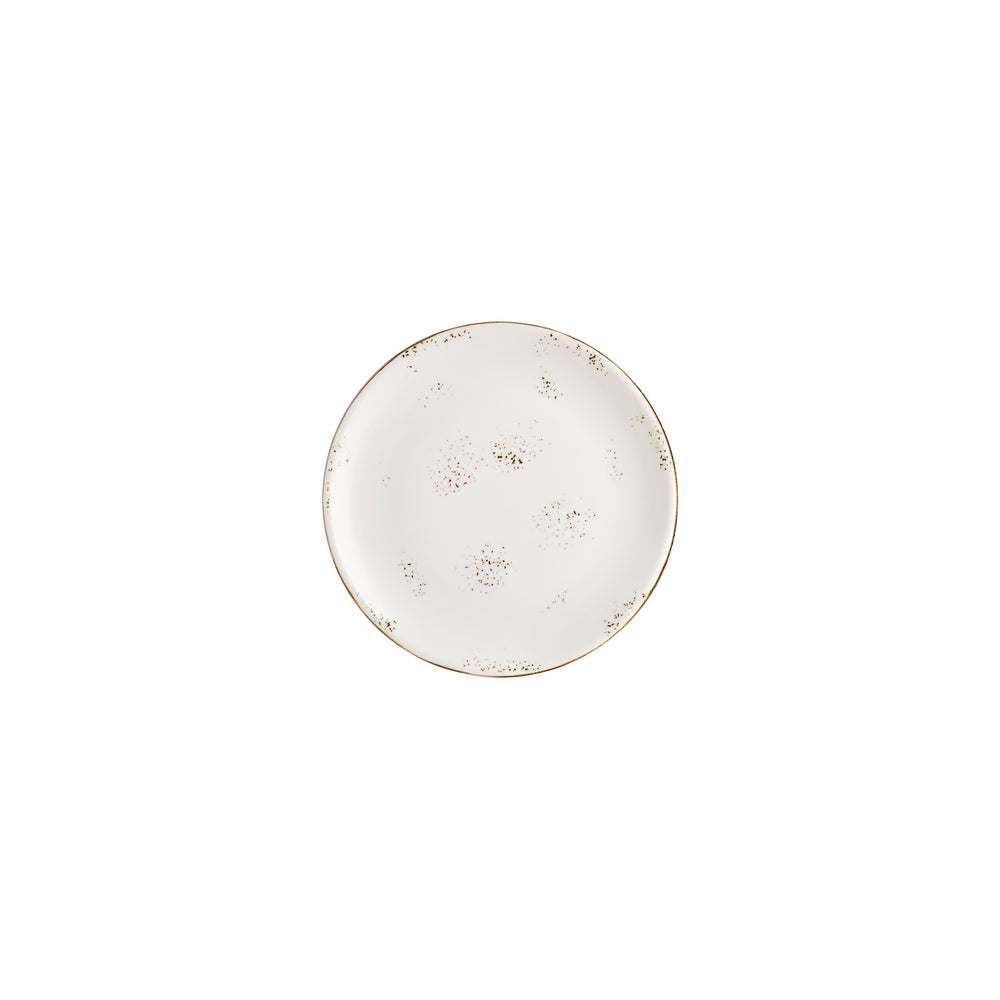 Harmony Elegance dia.7.5" Round Brown Vitrified Plate