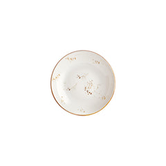 Harmony Elegance dia.8.25" h:0" 17 oz. Round Brown Vitrified Deep Plate