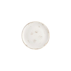 Harmony Elegance dia.8.25" Round Brown Vitrified Plate