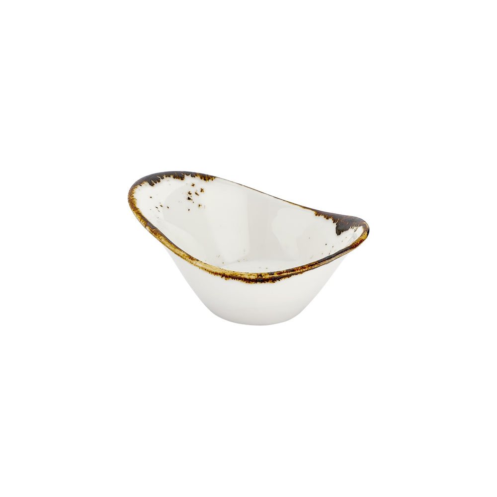 Harmony Elegance 10.25" x 7.5" x h:0" 42 oz. Organic Brown Vitrified Bowl