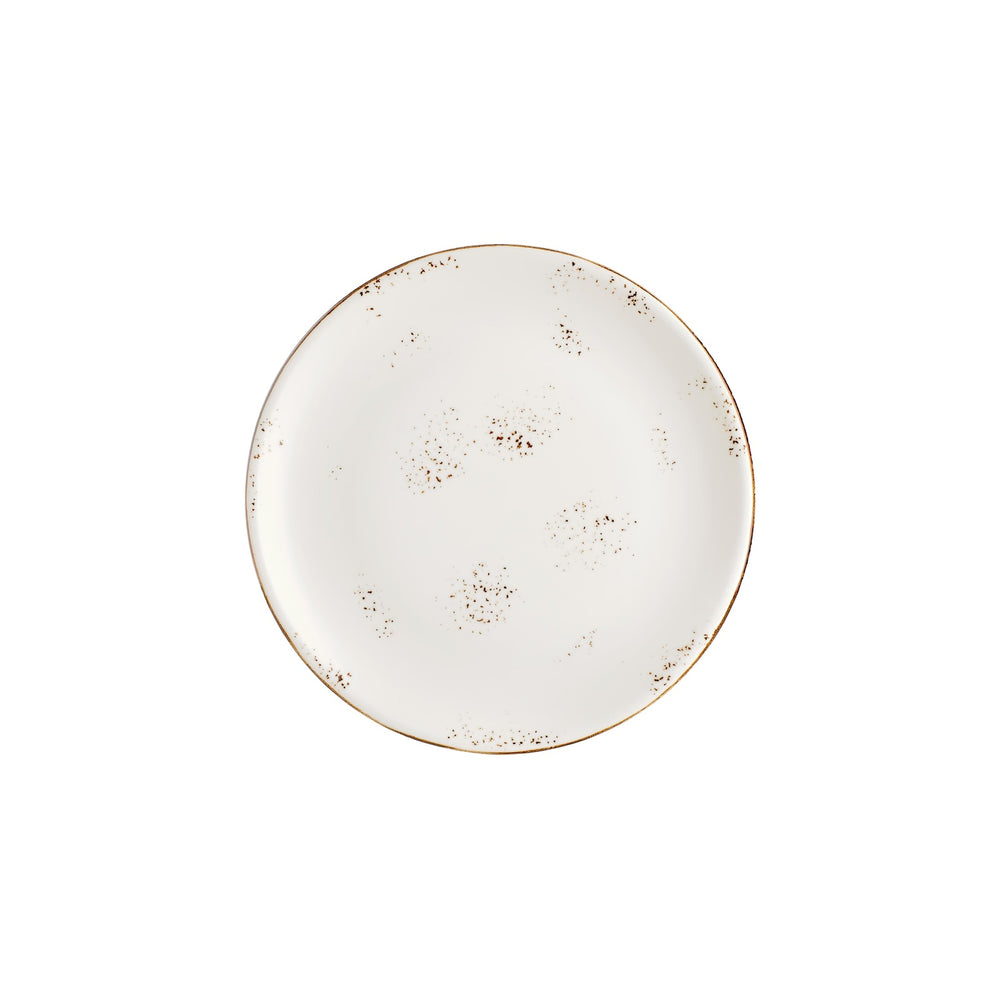 Harmony Elegance dia.10.75" Round Brown Vitrified Plate