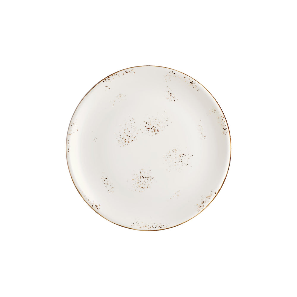 Harmony Elegance dia.11.75" Round Brown Vitrified Plate