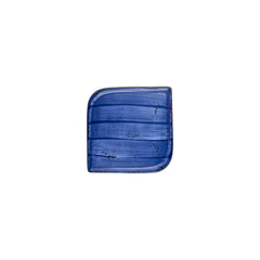 Enigma 6" x 6" Square Blue Vitrified Plate