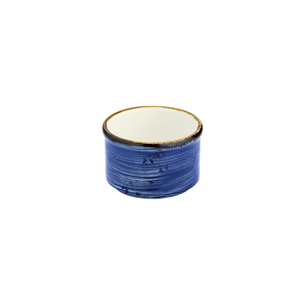 Enigma dia.3" x 3" x h:0" 4 oz. Round Blue Vitrified Sugar Bowl