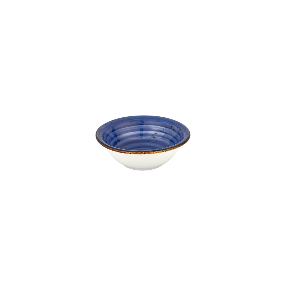Enigma dia.6" h:2" 12 oz. Round Blue Vitrified Bowl