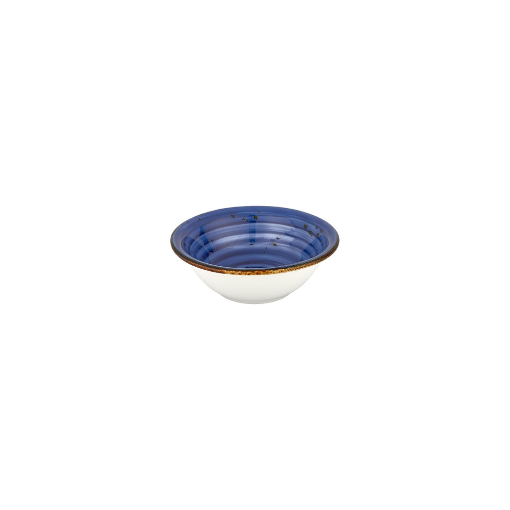 Enigma dia.6" h:2" 12 oz. Round Blue Vitrified Bowl