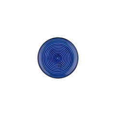 Enigma dia.7.5" Round Blue Vitrified Plate