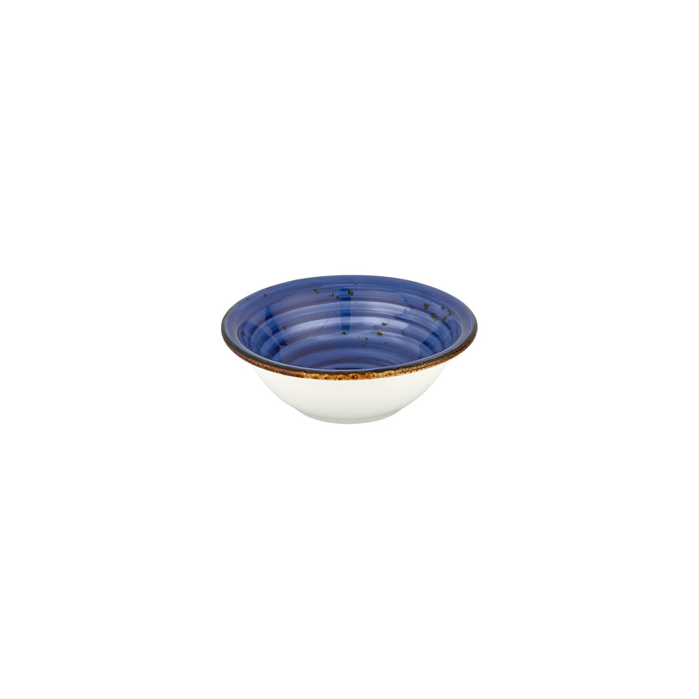 Enigma dia.7.75" h:2.75" 30 oz. Round Blue Vitrified Bowl