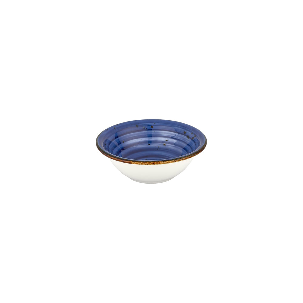 Enigma dia.7.75" h:2.75" 30 oz. Round Blue Vitrified Bowl