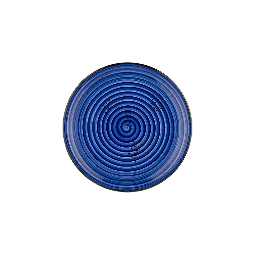 Enigma dia.10.75" Round Blue Vitrified Plate