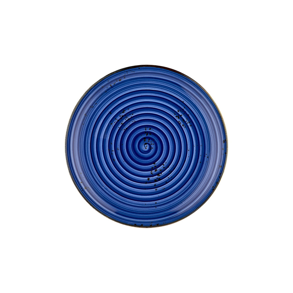 Enigma dia.11.75" Round Blue Vitrified Plate