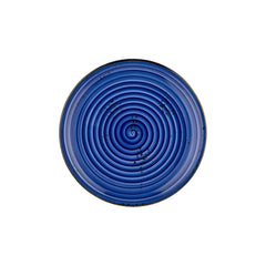 Enigma dia.11.75" Round Blue Vitrified Plate