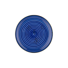 Enigma dia.11.75" Round Blue Vitrified Plate