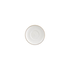 Gleam dia.4.75" Round Brown Vitrified Saucer