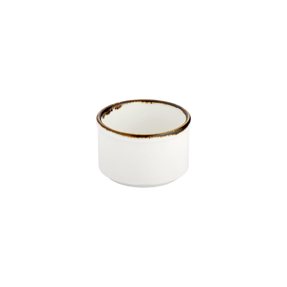 Gleam  Round Brown Vitrified Sugar Bowl