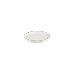 Gleam dia.7.5" Round Brown Vitrified Plate