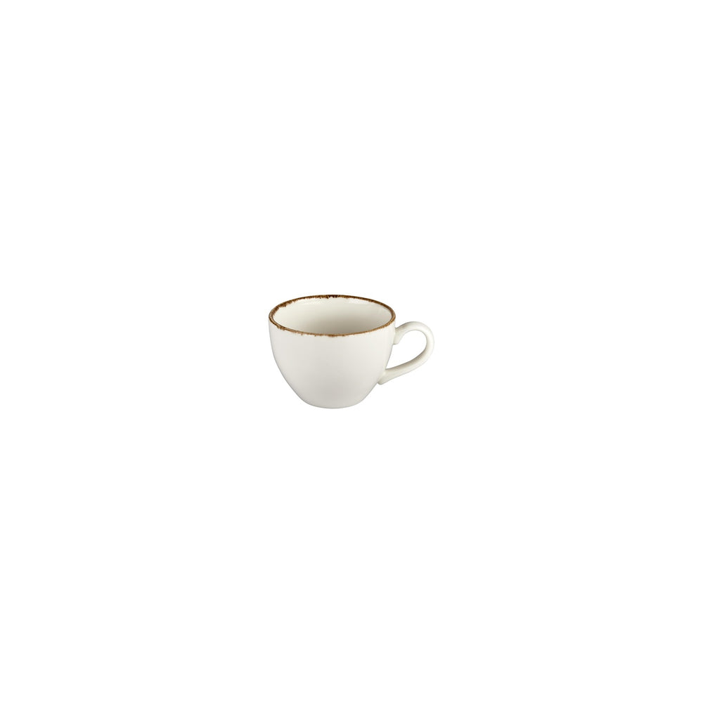 Gleam dia.2.25" h:0" 3 oz. Round Brown Vitrified Espresso Cup