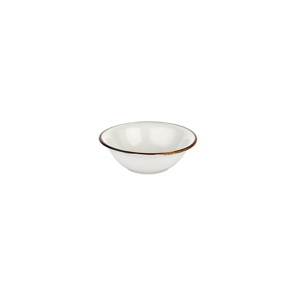 Gleam dia.6" h:2" 12 oz. Round Brown Vitrified Bowl