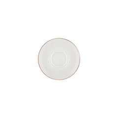 Gleam dia.7.5" Round Brown Vitrified Saucer