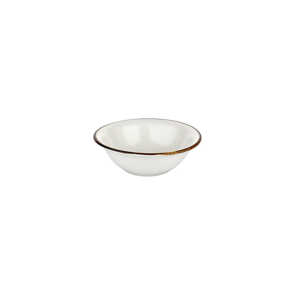 Gleam dia.7.75" h:0" 30 oz. Round Brown Vitrified Bowl