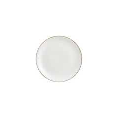 Gleam dia.8.25" Round Brown Vitrified Plate