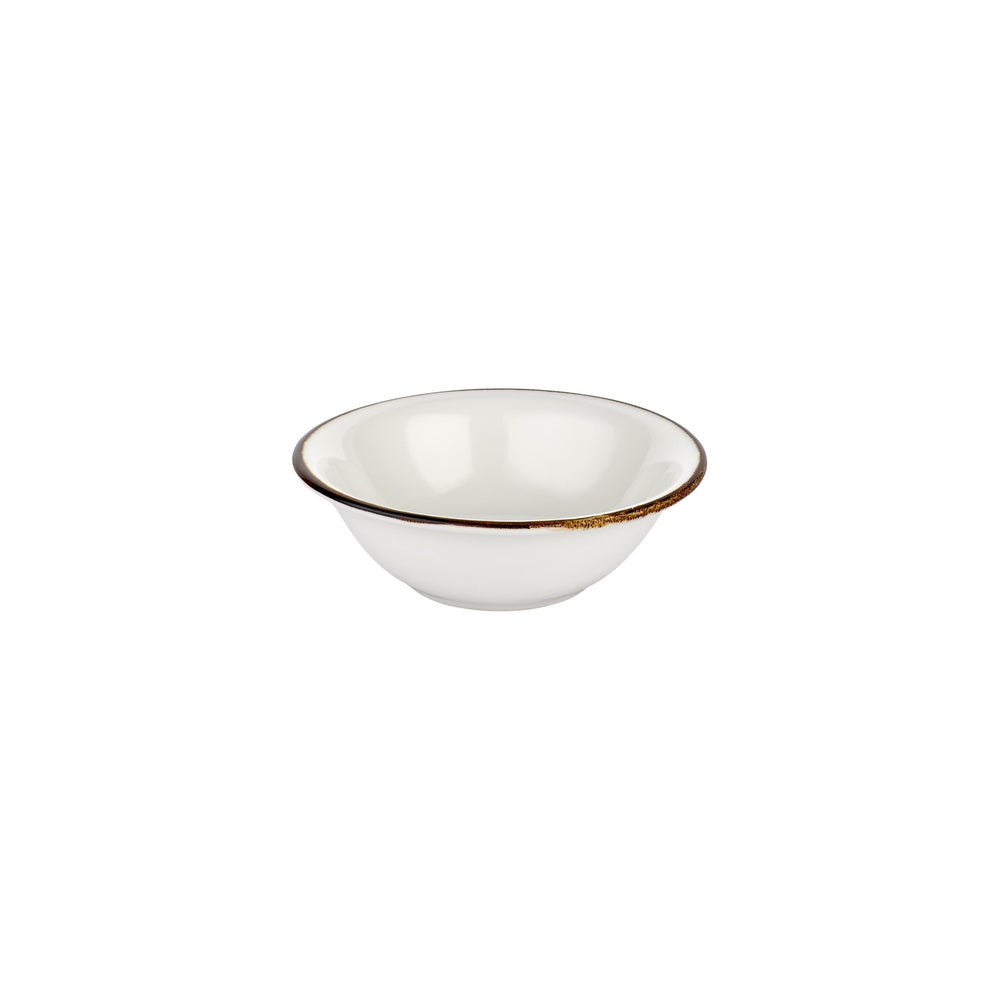 Gleam dia.8.75" h:0" 42 oz. Round Brown Vitrified Bowl