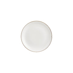 Gleam dia.9" Round Brown Vitrified Plate