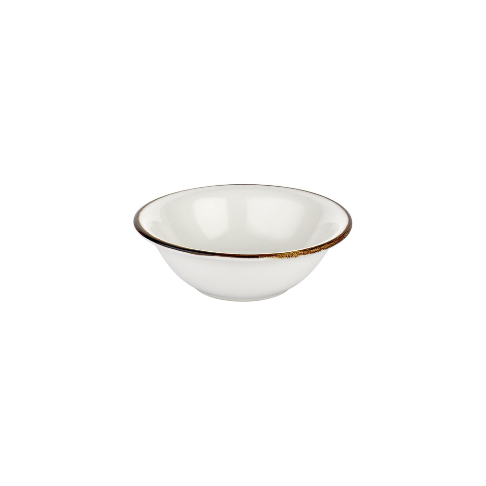 Gleam dia.9.5" h:0" 54 oz. Round Brown Vitrified Bowl