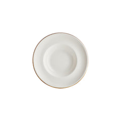 Gleam dia.9.75" h:0" 14 oz. Round Brown Vitrified Deep Plate