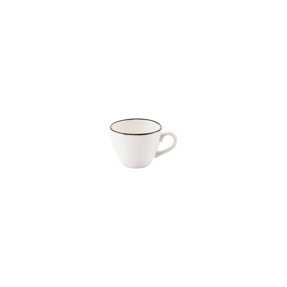 Luna dia.2.25" h:0" 3 oz. Round Gray Vitrified Espresso Cup