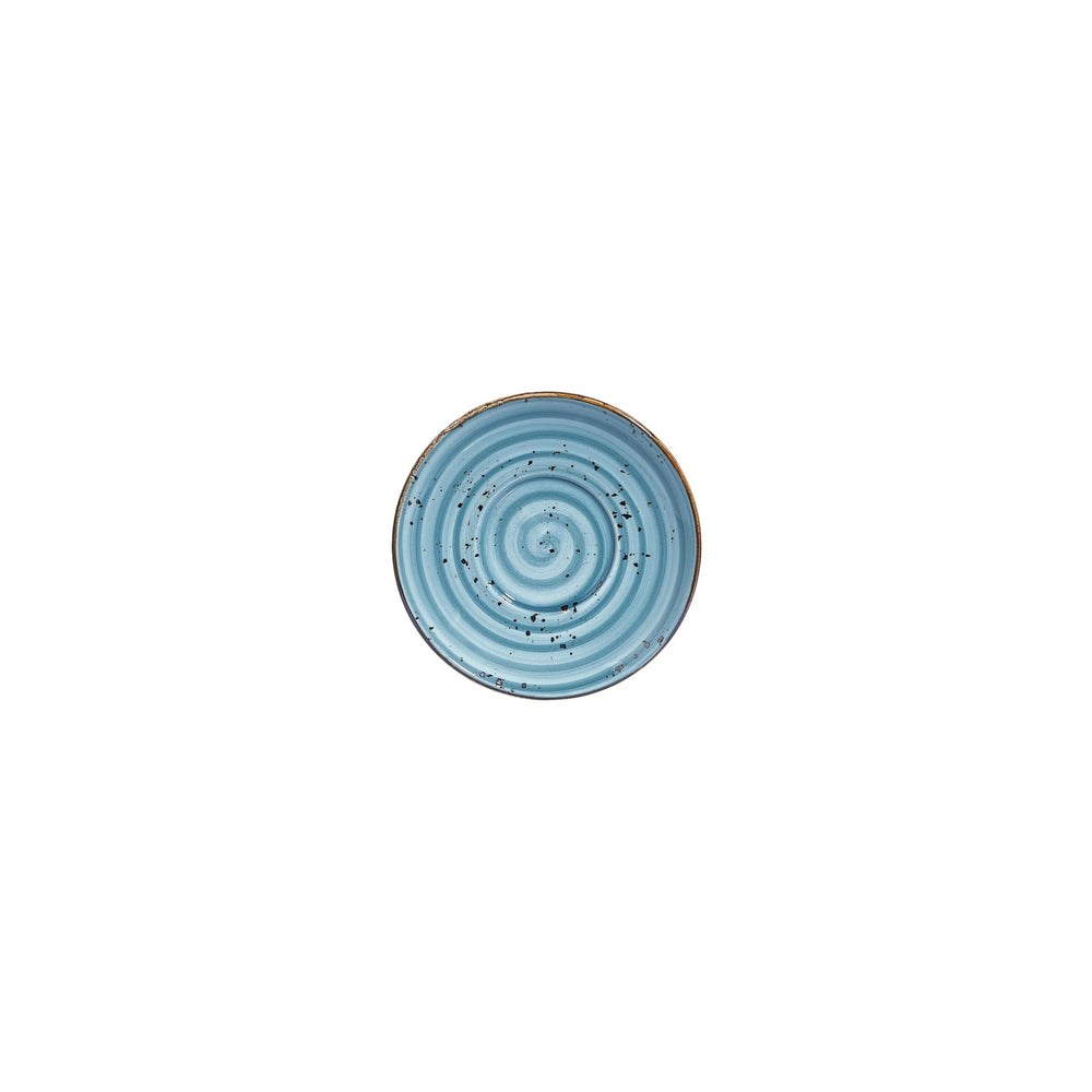 Infinity dia.4.75" Round Turquoise Vitrified Saucer