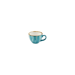 Infinity dia.2.25" h:0" 3 oz. Round Turquoise Vitrified Espresso Cup