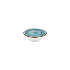 Infinity dia.6.25" h:0" 17 oz. Round Turquoise Vitrified Bowl
