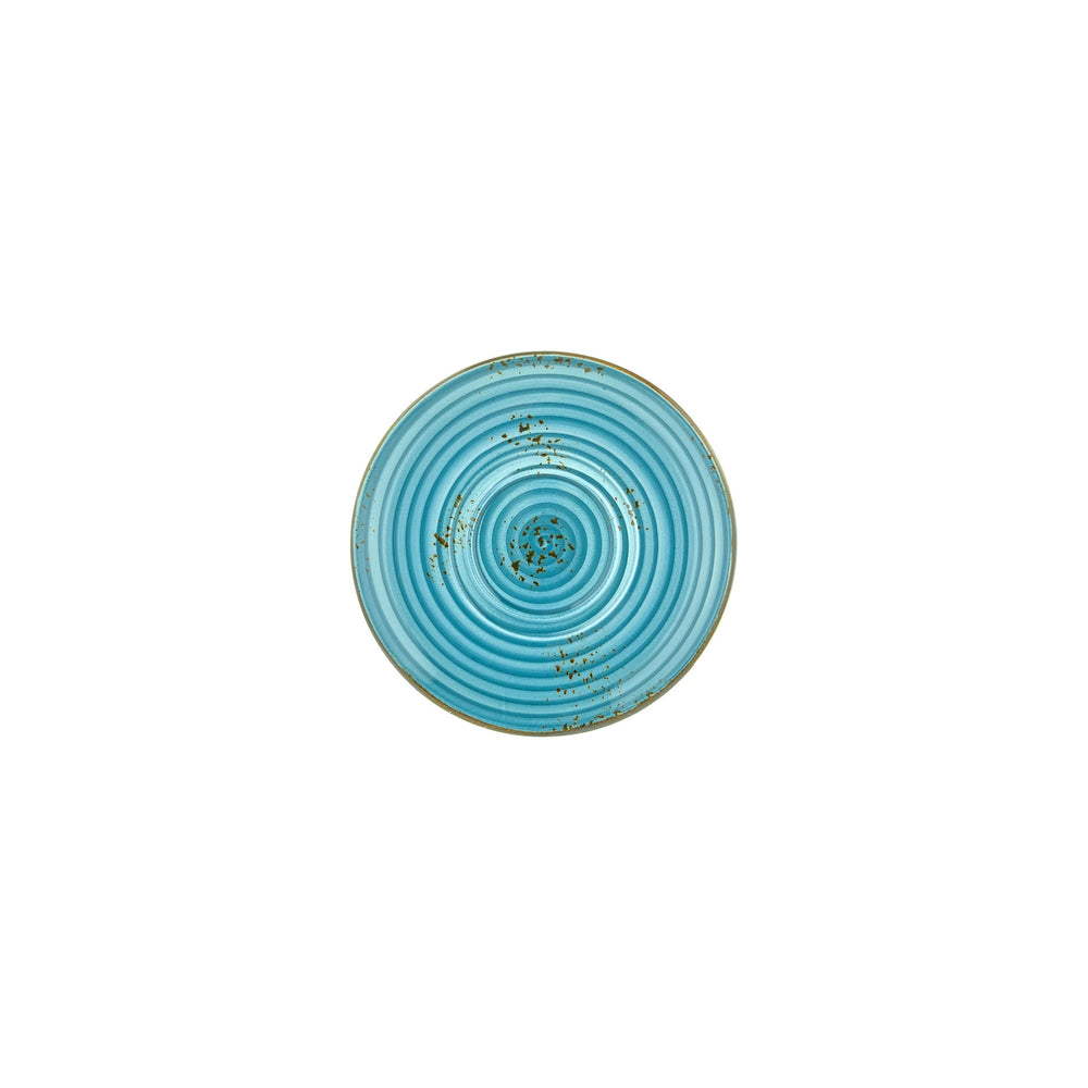 Infinity dia.7.5" Round Turquoise Vitrified Saucer