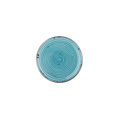 Infinity dia.8.25" Round Turquoise Vitrified Plate