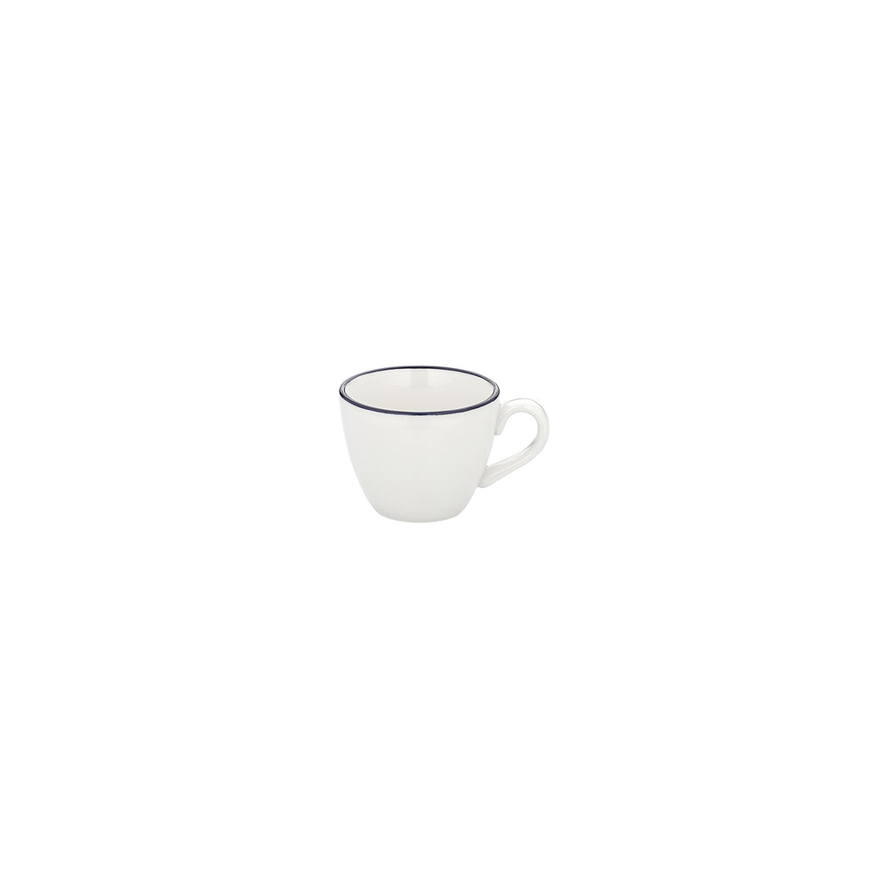 Edera dia.2.25" h:0" 3 oz. Round Blue Vitrified Espresso Cup