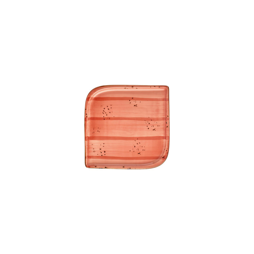 Laterite 6" x 6" Square Orange Vitrified Plate