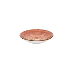 Laterite dia.9.75" h:0" 44 oz. Round Orange Vitrified Deep Plate
