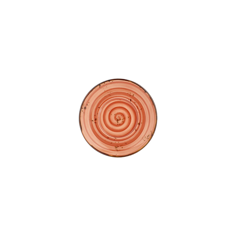 Laterite dia.5.5" Round Orange Vitrified Saucer